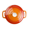 Vogue Orange Round Casserole Dish 4Ltr