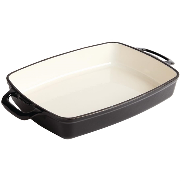 Vogue Cook Like A Pro 3-Piece Cast Iron Casserole Dish Set