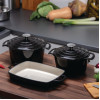 Vogue Cook Like A Pro 3-Piece Cast Iron Casserole Dish Set