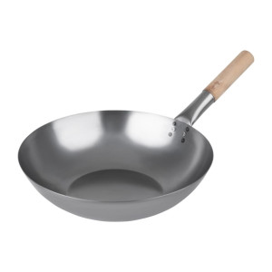 Vogue Mild Steel Wok Flat Base 356mm