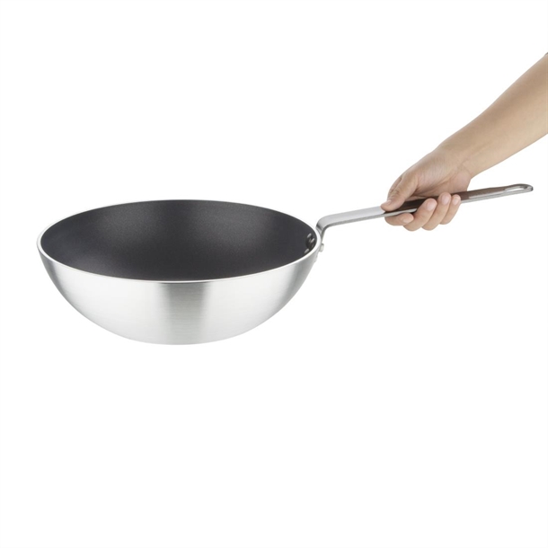 Vogue Non-Stick Teflon Platinum Wok 300mm