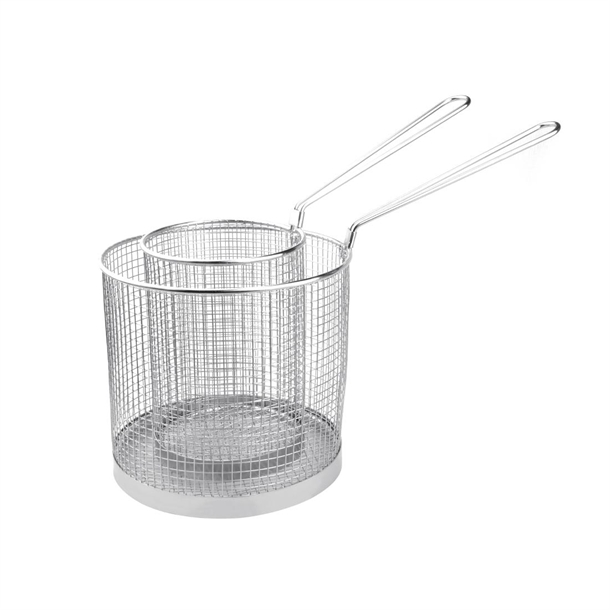 Vogue Stainless Steel Pasta Basket  120mm