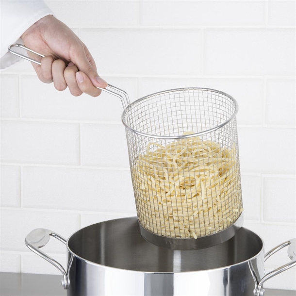 Vogue Stainless Steel Pasta Basket 150mm