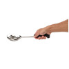 Vogue Slotted Serving Spoon Black Handle 340mm