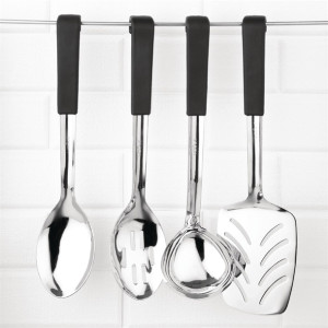 Vogue Ladle Black Handle 130ml