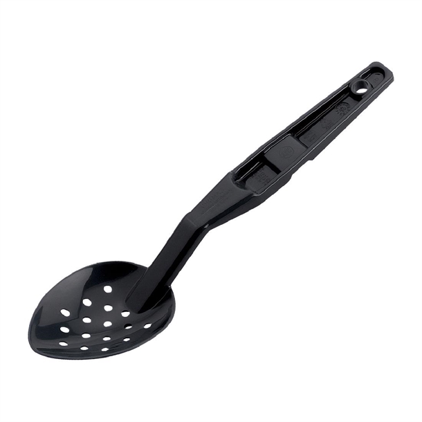 Cambro Polycarbonate Perforated Deli Spoon Black 280mm