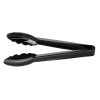 Nisbets Essentials 119mm Polycarbonate Tongs Black (6 Pack)