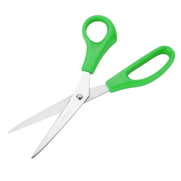 Hygiplas Colour Coded Green Scissors