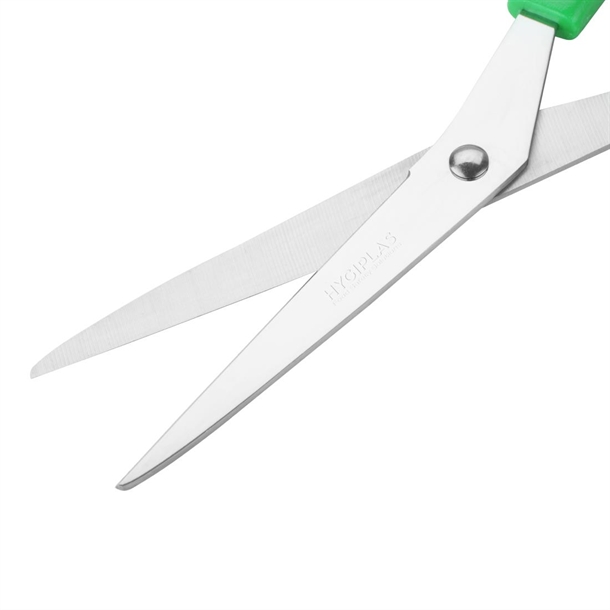 Hygiplas Colour Coded Green Scissors