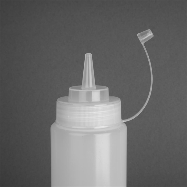 Vogue Clear Squeeze Sauce Bottle 681ml