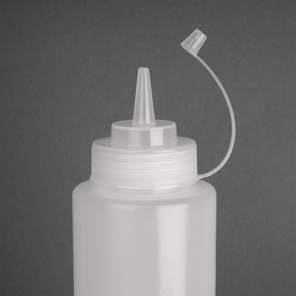 Vogue Clear Squeeze Sauce Bottle 994ml