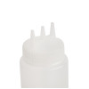 Vogue Clear 3 Nozzle Squeeze Bottle 681ml