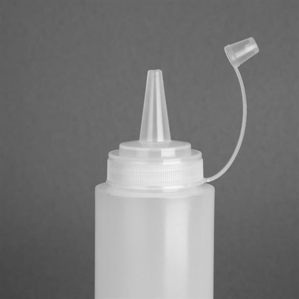 Vogue Clear Squeeze Sauce Bottle 227ml