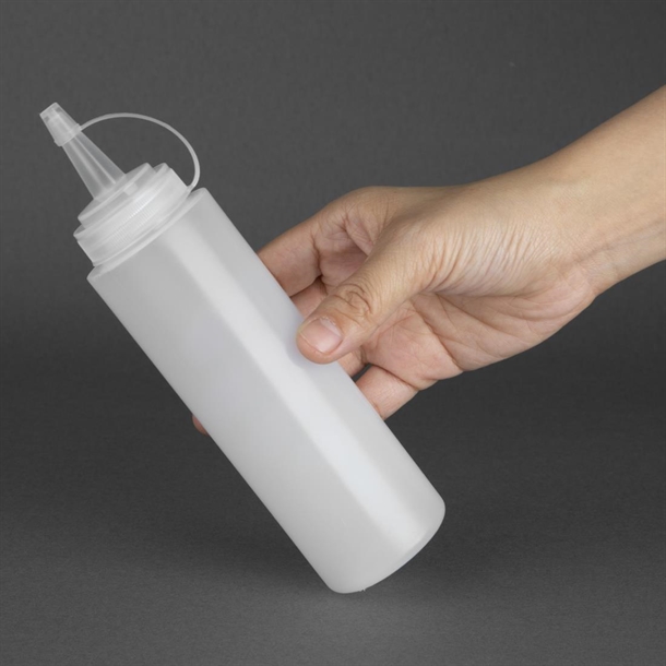 Vogue Clear Squeeze Sauce Bottle 227ml