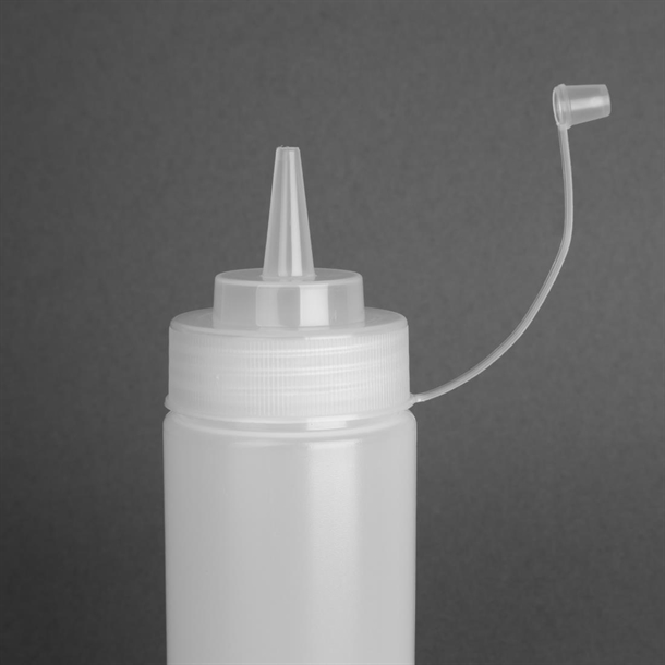 Vogue Clear Squeeze Sauce Bottle 340ml