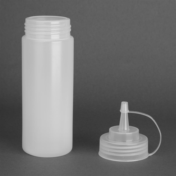 Vogue Clear Squeeze Sauce Bottle 340ml