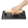 Vogue Cast Iron Steak Weight with Wood Handle