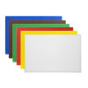 Hygiplas Antibacterial Low Density Chopping Boards 450x300x10mm (6 Pack)