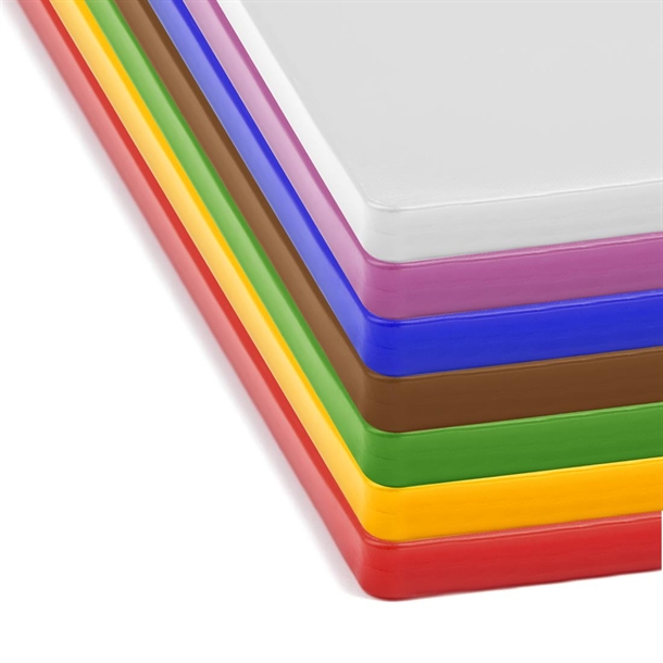 Hygiplas Low Density Chopping Boards 450x300x20mm (7 Pack)