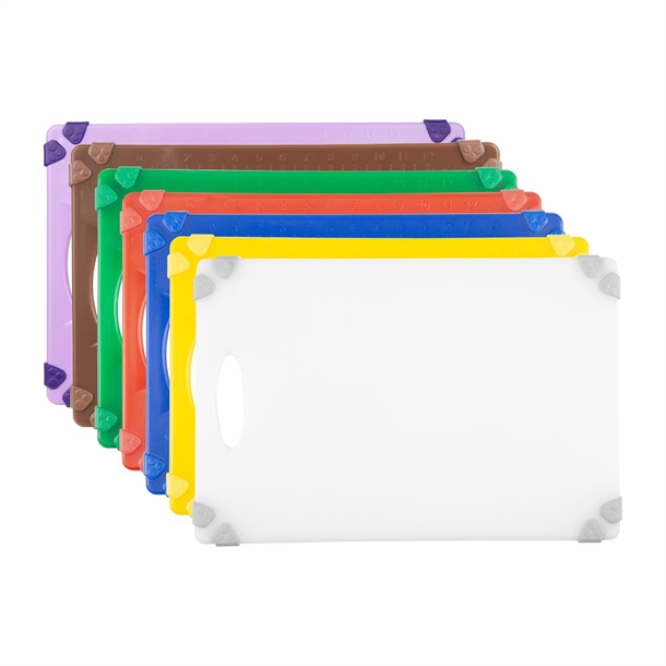 Hygiplas Commercial Grip Chopping Board Yellow - 458x306mm