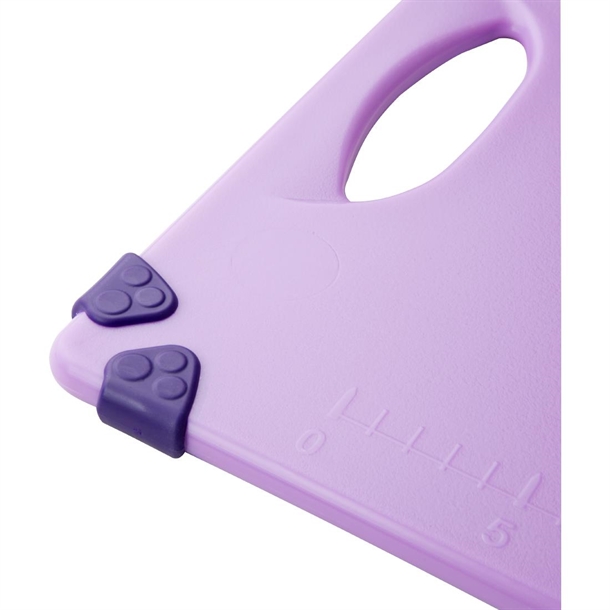 Hygiplas Commercial Grip Chopping Board Purple - 458x306mm