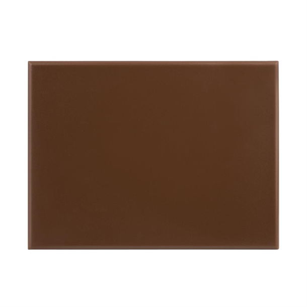 Hygiplas High Density Chopping Board Brown - 12x229x305mm