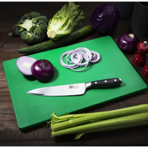 Hygiplas Extra Thick Low Density Green Chopping Board