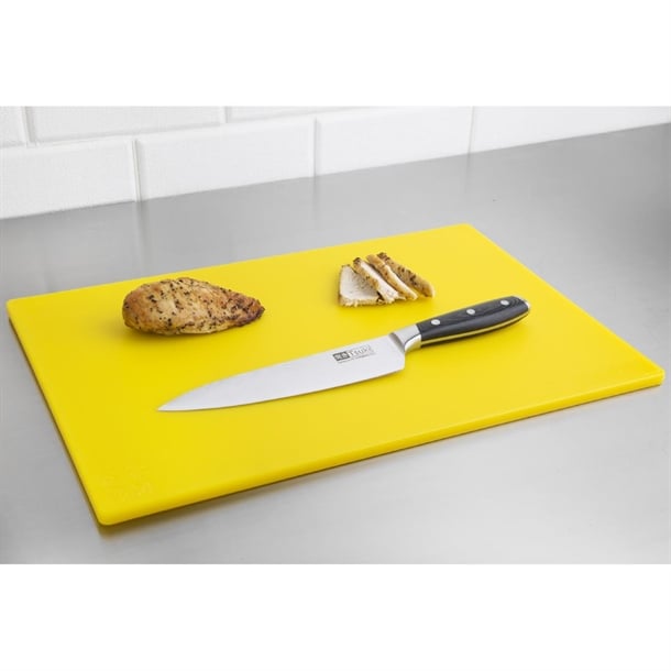 Hygiplas Low Density Chopping Board Yellow - 450x300x10mm