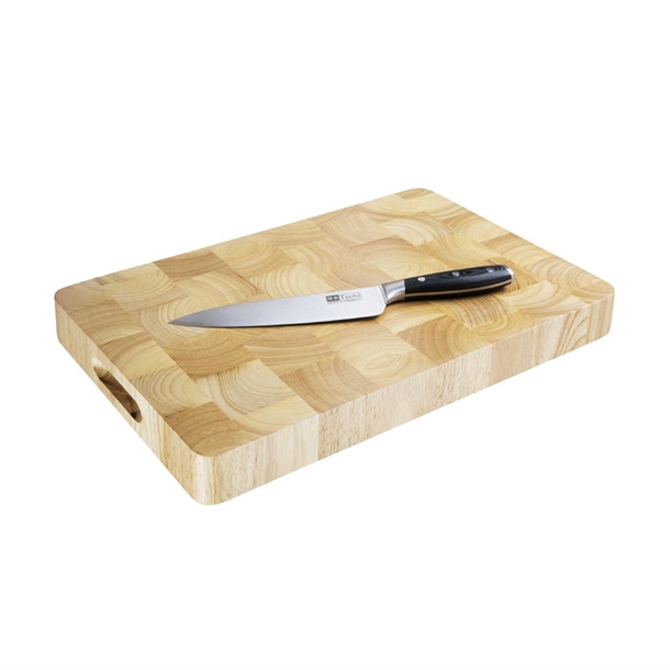 Vogue Medium Rectangular Wooden Chopping Board