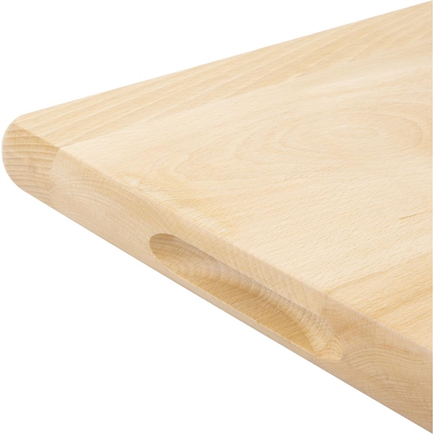 Vogue Beech Chopping Board Large 510x355x30mm