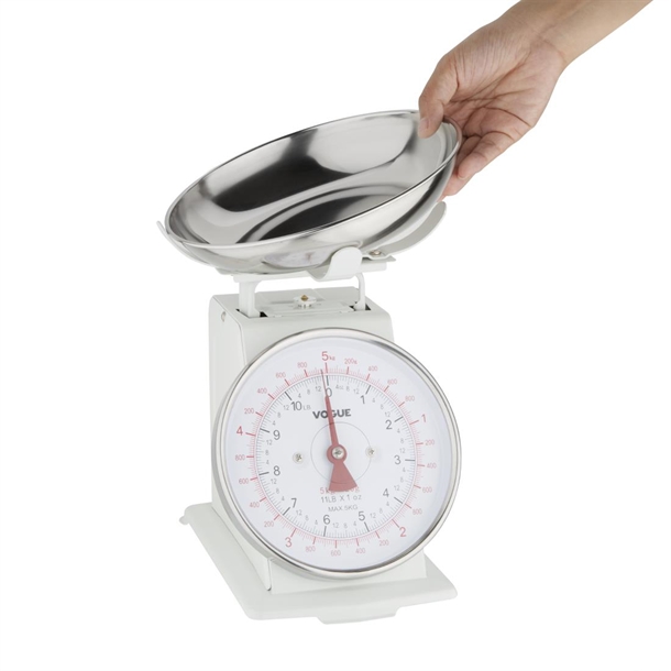 Vogue Kitchen Scale Bowl Top 5Kg - Grad. 20g