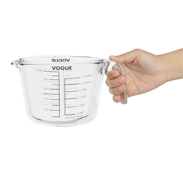 Vogue Glass Measuring Jug - 1180ml