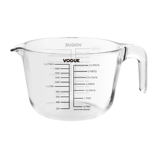 Vogue Glass Measuring Jug - 2000ml