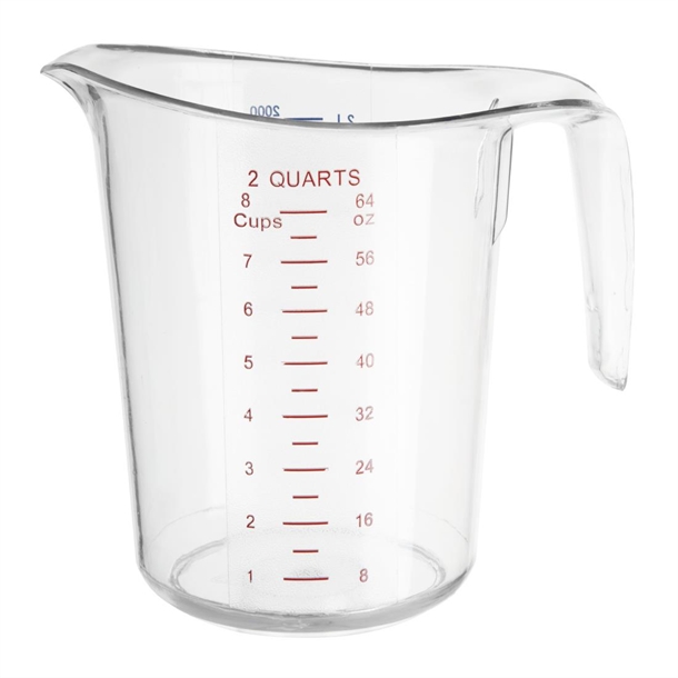 Vogue Polycarbonate Measuring Jug 2Ltr
