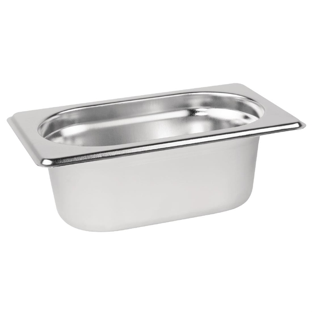 Vogue Stainless Steel Gastronorm Tray 1/9