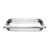 Nisbets Essentials Stainless Steel 1/1 Gastronorm Tray 65mm (Pack 3)