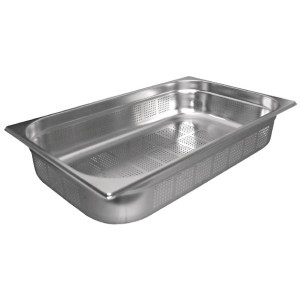 Vogue Perforated Stainless Steel Gastronorm Tray 1/1