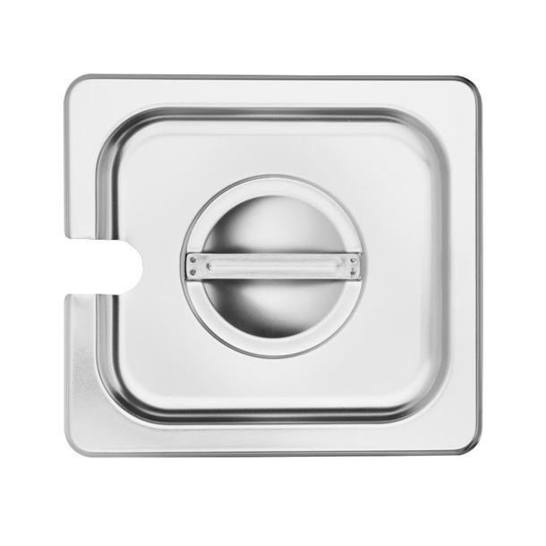 Vogue Notched Lid St/St - GN 1/6