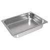 Vogue Stainless Steel Heavy Duty 1/2 Gastronorm Tray 40mm