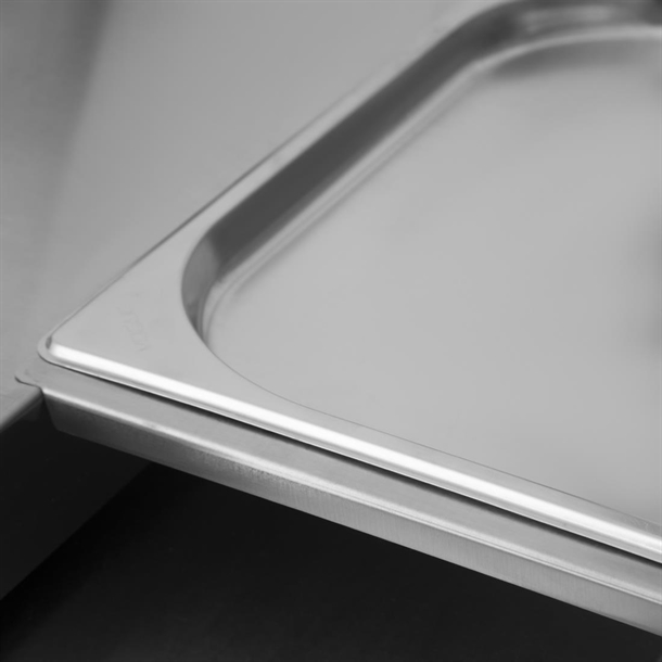 Vogue Stainless Steel Gastronorm Adaptor Bar 530mm