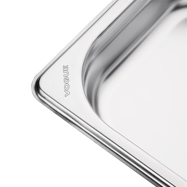 Vogue Stainless Steel 1/3 Gastronorm Tray 40mm