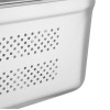 Vogue Stainless Steel Perforated 1/2 Gastronorm Tray 150mm