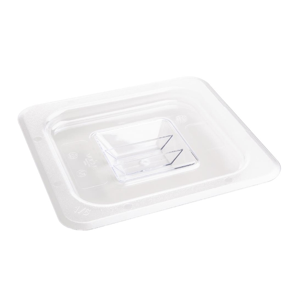 Vogue Clear Polycarbonate 1/6 Gastronorm Lid