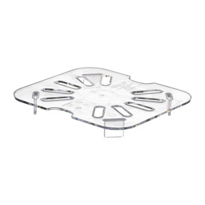 Cambro Polycarbonate Gastronorm Drain Shelf - 1/6 - Clear