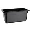 Vogue Black Polycarbonate - GN 1/3 150mm