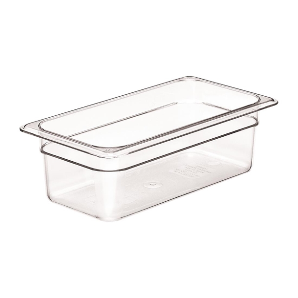 Cambro Polycarbonate Gastronorm - 1/3 100mm -Clear