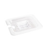 Vogue Clear Polycarbonate 1/6 Gastronorm Notched Lid