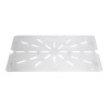Vogue Clear Polycarbonate 1/1 Gastronorm Drainer Plate