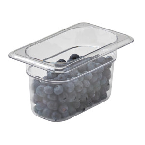 Cambro Polycarbonate Gastronorm - 1/9 100mm - Clear