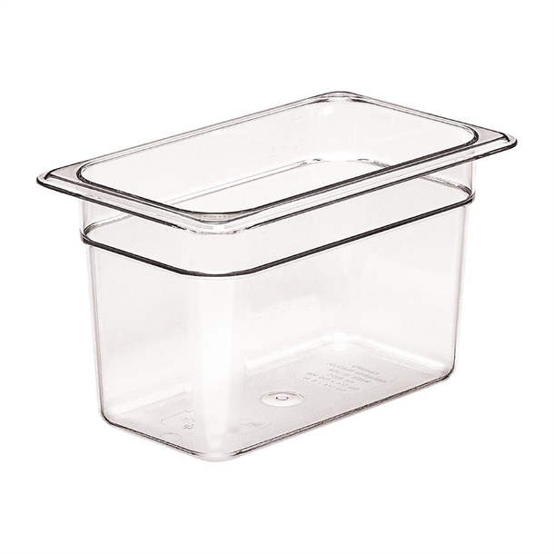 Cambro Polycarbonate Gastronorm - 1/4 150mm -Clear